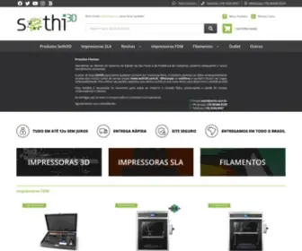 Sethi3D.com.br(Impressoras 3D) Screenshot