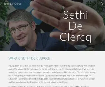 Sethideclercq.com(Sethi De Clercq) Screenshot
