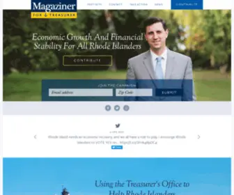 Sethmagaziner.com(Seth Magaziner) Screenshot