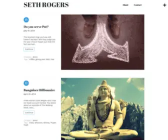 Sethrogers.com(SETH ROGERS) Screenshot