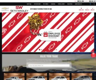 Sethwadleychevroletada.com(Seth Wadley Chevrolet Buick of Ada) Screenshot