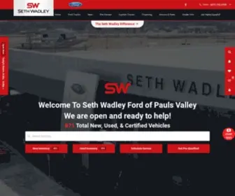 Sethwadleyford.com(Ford) Screenshot