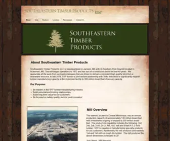 Setimberproducts.com(Southeastern Timber Products) Screenshot