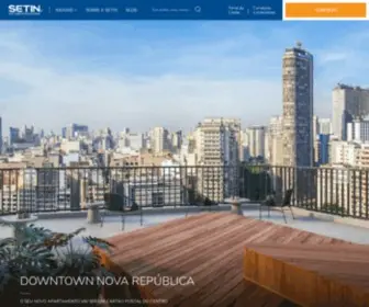 Setin.com.br(SETIN Incorporadora) Screenshot