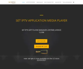 Setiptv-APP.com(SETIPTV ACTIVATION APP MEDIA PLAYER LIFETIME LICENCE) Screenshot