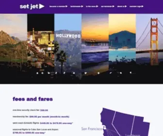 Setjet.com(Set Jet) Screenshot