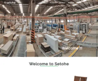 Setohe.com(Diseño y fabricación de mobiliario en alto volumen) Screenshot