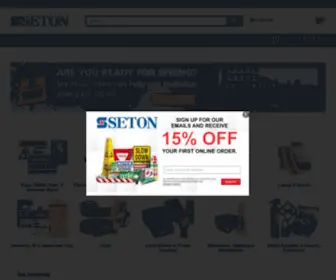 Seton.com(Safety Signs) Screenshot