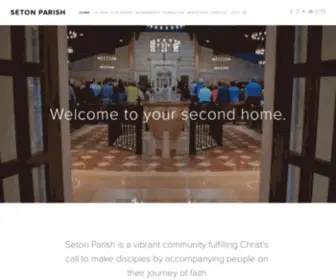 Setonparish.com(Elizabeth Ann Seton) Screenshot