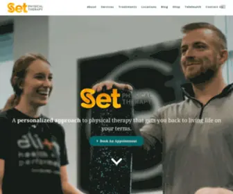 Setptusa.com(Set Physical Therapy) Screenshot