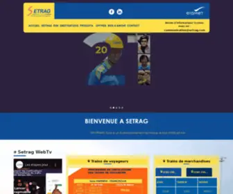 Setrag.ga(Société d'exploitation du Transgabonais) Screenshot