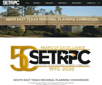 Setrpc.org(South East Texas Regional Planning Commission) Screenshot