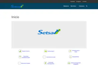 Setsa.net(Inicio) Screenshot