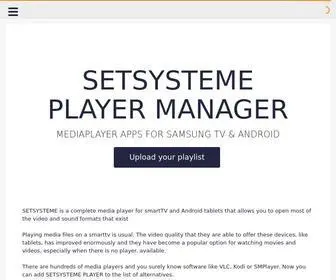 Setsysteme.com(UPLOAD MY LIST) Screenshot
