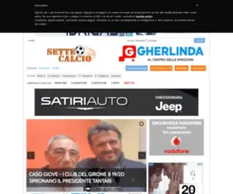 Settecalcio.it(Il portale del calcio dilettantistico umbro) Screenshot