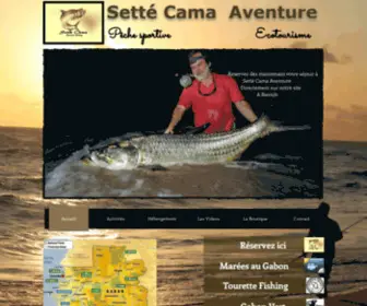 Settecama-Aventure-Gabon.com(Cama) Screenshot