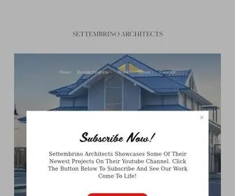 Settembrino.com(SETTEMBRINO ARCHITECTS) Screenshot