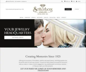 Setterbergs.com(Setterberg Jewelers) Screenshot