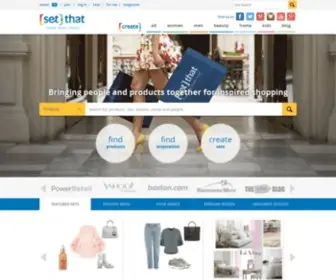 Setthat.com(Bringing People and Products Together) Screenshot