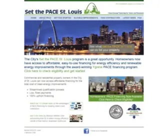 Setthepacestlouis.com(Set the PACE St) Screenshot