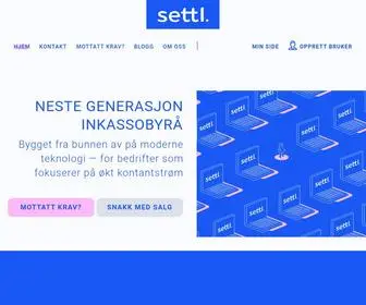 Settl.no(Neste generasjon inkassobyrå) Screenshot