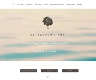 Settledownaba.com(Settle Down ABA) Screenshot