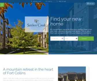 Settlerscreekapartments.com(Settlers' Creek) Screenshot
