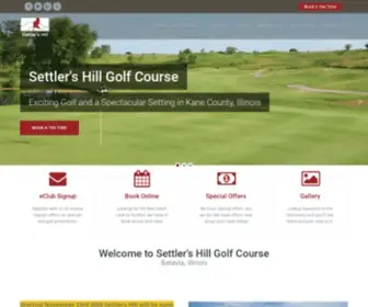 Settlershill.com(Settler's Hill Golf Course) Screenshot