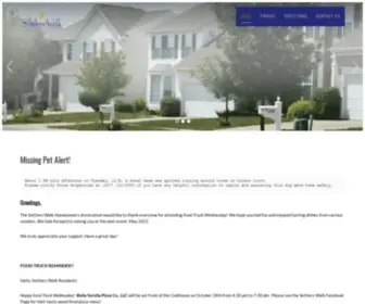 Settlerswalkcommunity.com(HOA Website) Screenshot