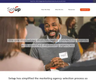 Setup.us(Marketing matchmakers) Screenshot