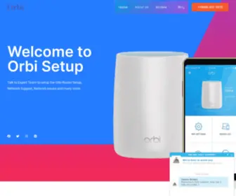 Setuporbi.com(Orbi Router Setup) Screenshot