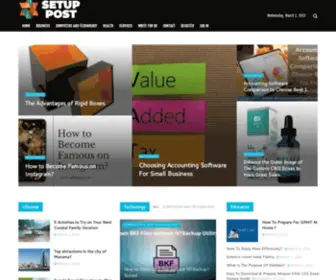 Setuppost.com(Setup Post) Screenshot