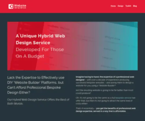 Setupservice.co.uk(A Unique Hybrid Web Design Service Developed For Those On A Budget) Screenshot