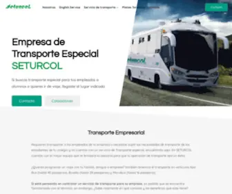 Seturcol.com.co(Empresa de transporte) Screenshot