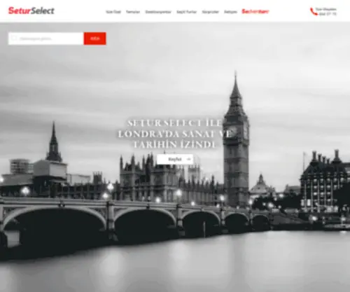 Seturselect.com(Setur Select) Screenshot