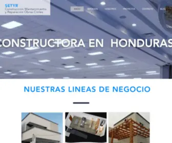 Setyrhn.com(Constructora en San Pedro Sula) Screenshot