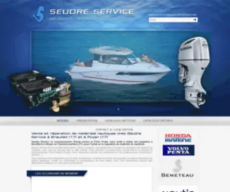 Seudre-Service.fr(Vente et réparation de matériels nautiques chez Seudre Service à Breuillet (17) et à Royan (17)) Screenshot