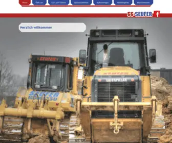 Seufer-Erdbau.de(Seufer Erdbau) Screenshot