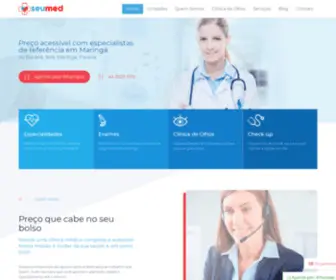 Seumed.com.br(Clínica Médica e Oftalmológica em Maringá) Screenshot