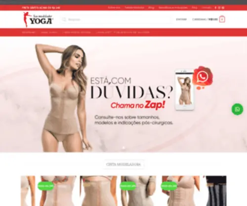 Seumodeladoryoga.com.br(Yoga Modeladores: Cintas Yoga) Screenshot