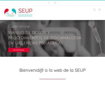 Seup.org(Sociedad Española de Urgencias de Pediatría) Screenshot