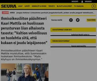Seura.fi(Kertoo koko kansan puheenaiheet ja pysäyttävät tarinat. Runsaasti matkailua) Screenshot