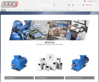 Seva-TEC.de(Elektromotoren, Frequenzumrichter, Getriebemotoren) Screenshot