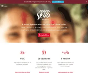 Seva.ca(Seva Canada) Screenshot