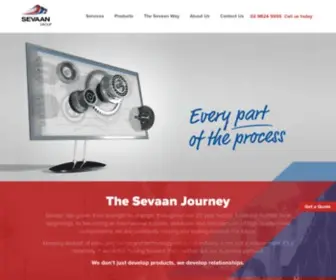 Sevaangroup.com.au(Metal Machining Sydney Home) Screenshot