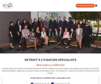 Sevafirm.com(The Seva Law Firm) Screenshot