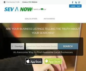 Sevanow.com(Restaurants, Nightlife, Doctors, Property, Automobiles) Screenshot
