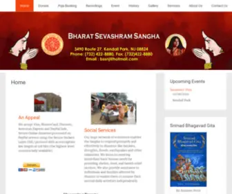 Sevashramsangha.org(3490 Route 27) Screenshot