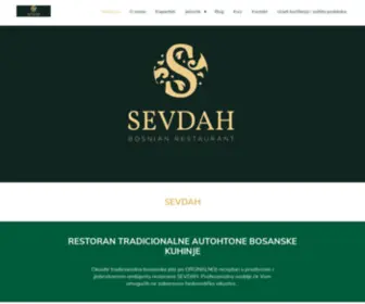 Sevdah-Restoran.com(SEVDAH restoran) Screenshot