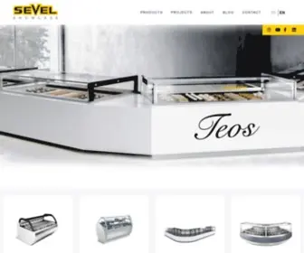 Sevel.com.tr(Gelato, Pastry showcases, Dondurma, Pasta reyonlar) Screenshot